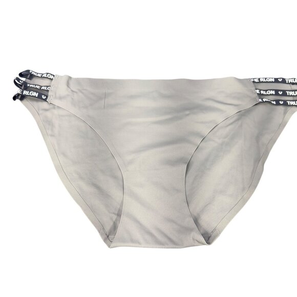 True Religion Other - True Religion Womens Size XL Panty Brief Strappy Sides Ultra-Soft Gray NWOT